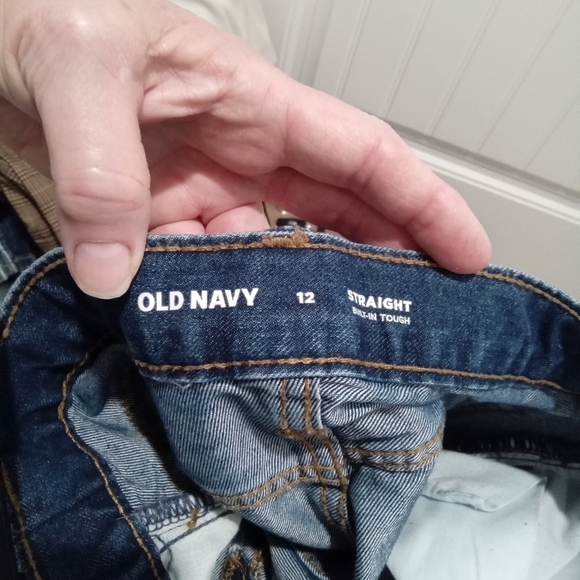 Old Navy Boys Straight Leg Blue Jeans Size 12 - Picture 9 of 9